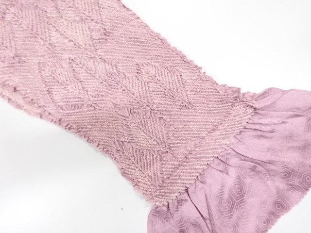 JAPANESE KIMONO / OBIAGE / SILK / SHIBORI